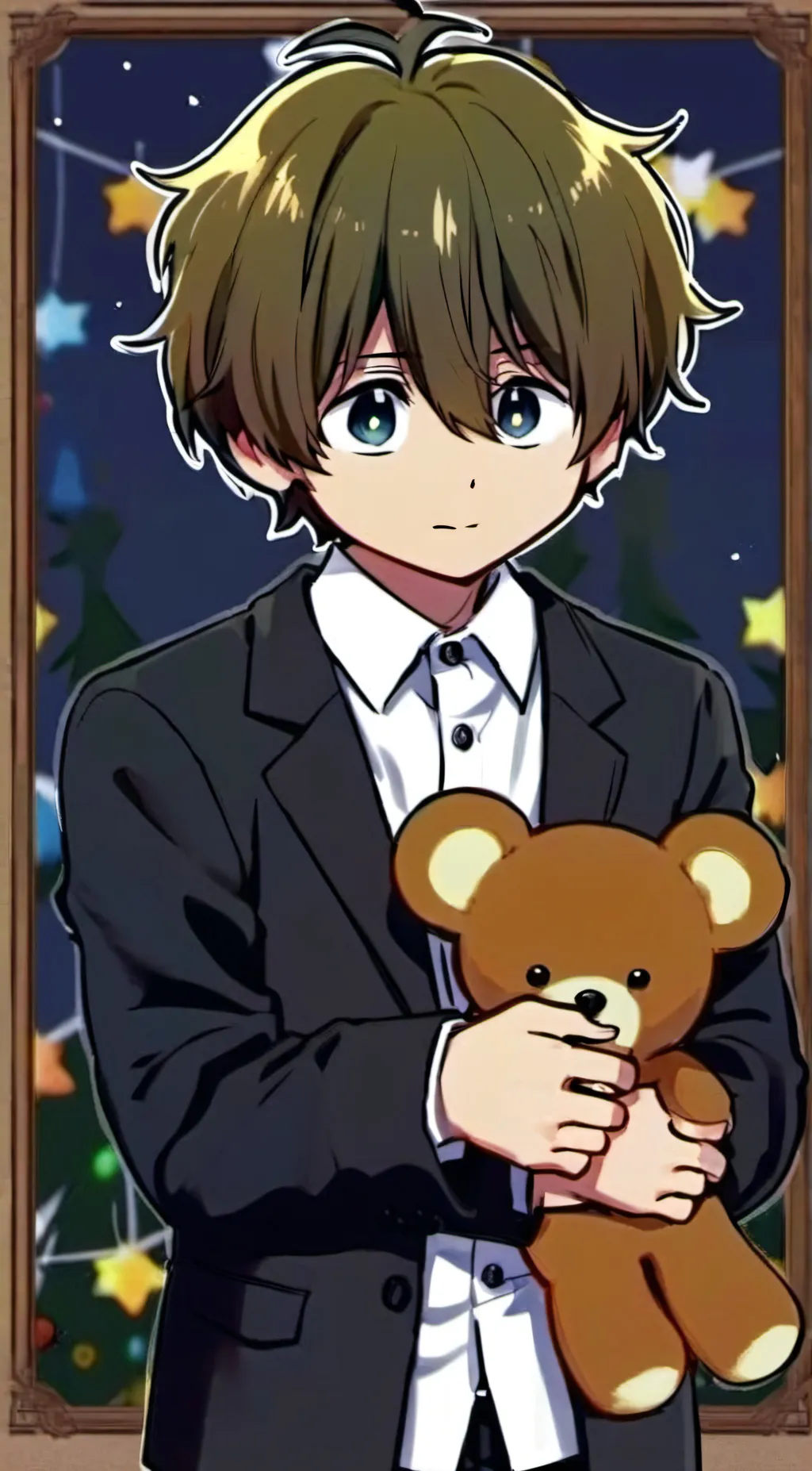 ai character: Evan Afton  background