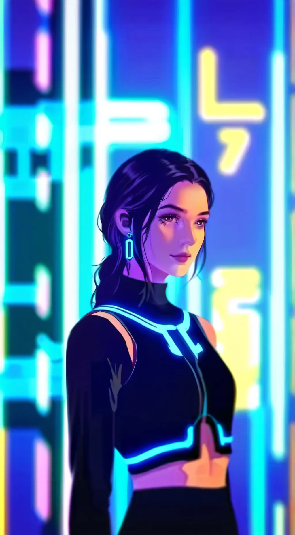 ai character: Alicia background