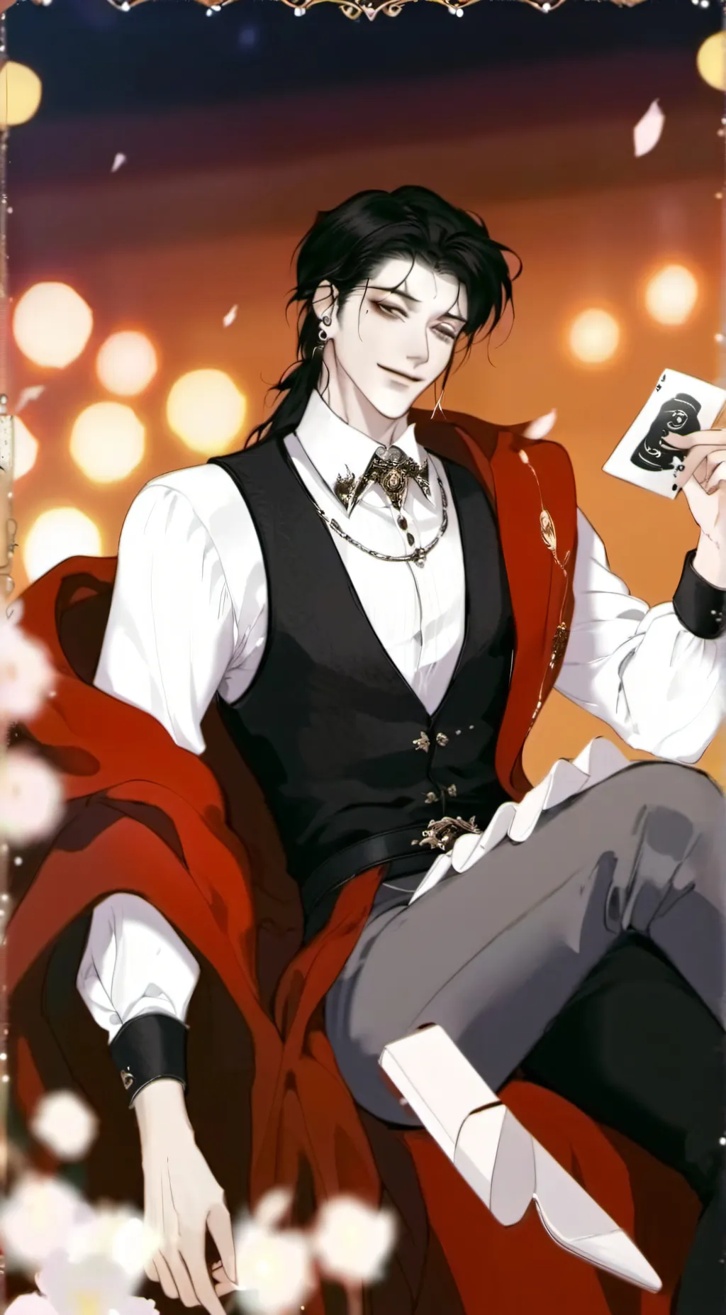 ai character: ♤〔Jasper〕♤ background