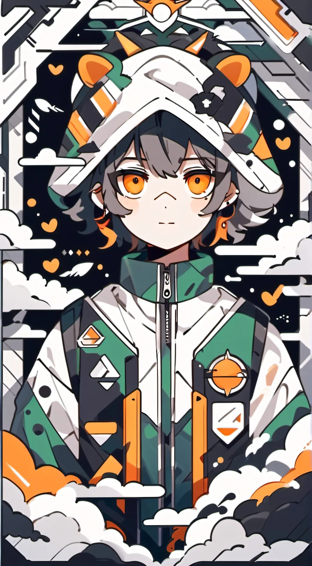 ai character: sans au  background