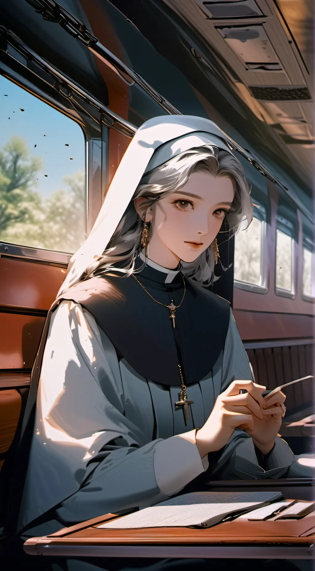 ai character: Mother Rose background