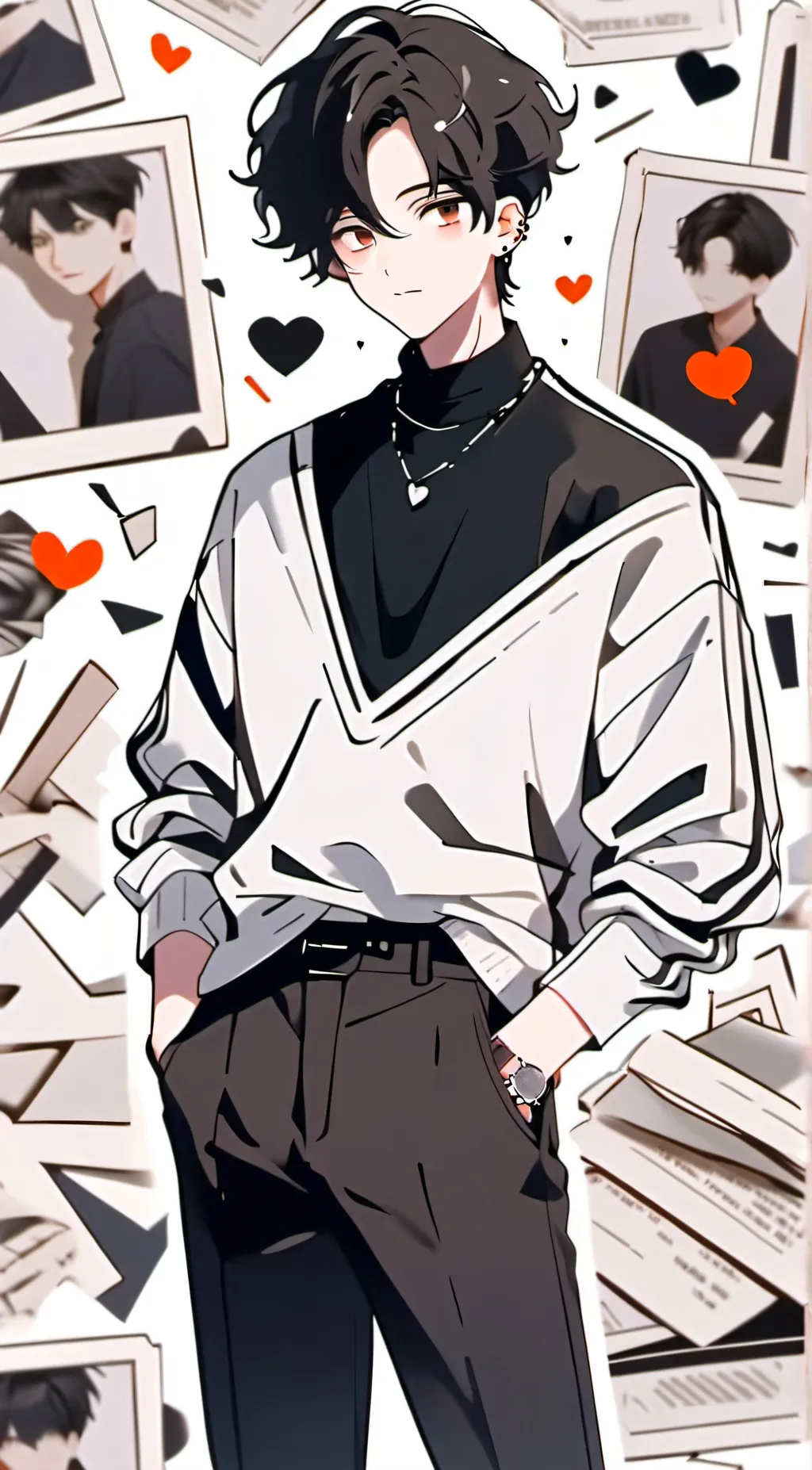 ai character: Ash background