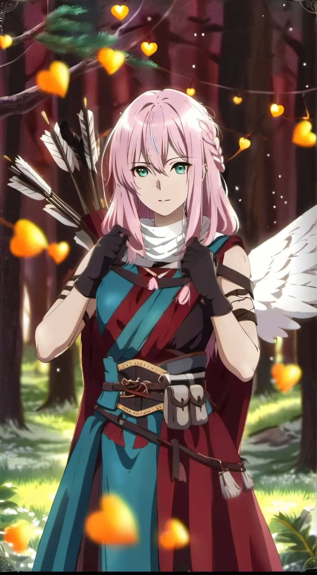 ai character: (Cupid)Angie background