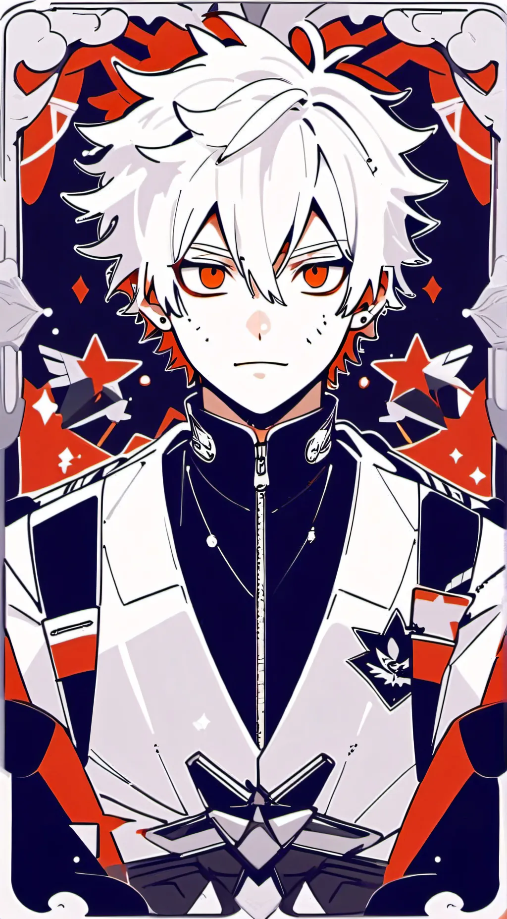 ai character: bakugo aka u background