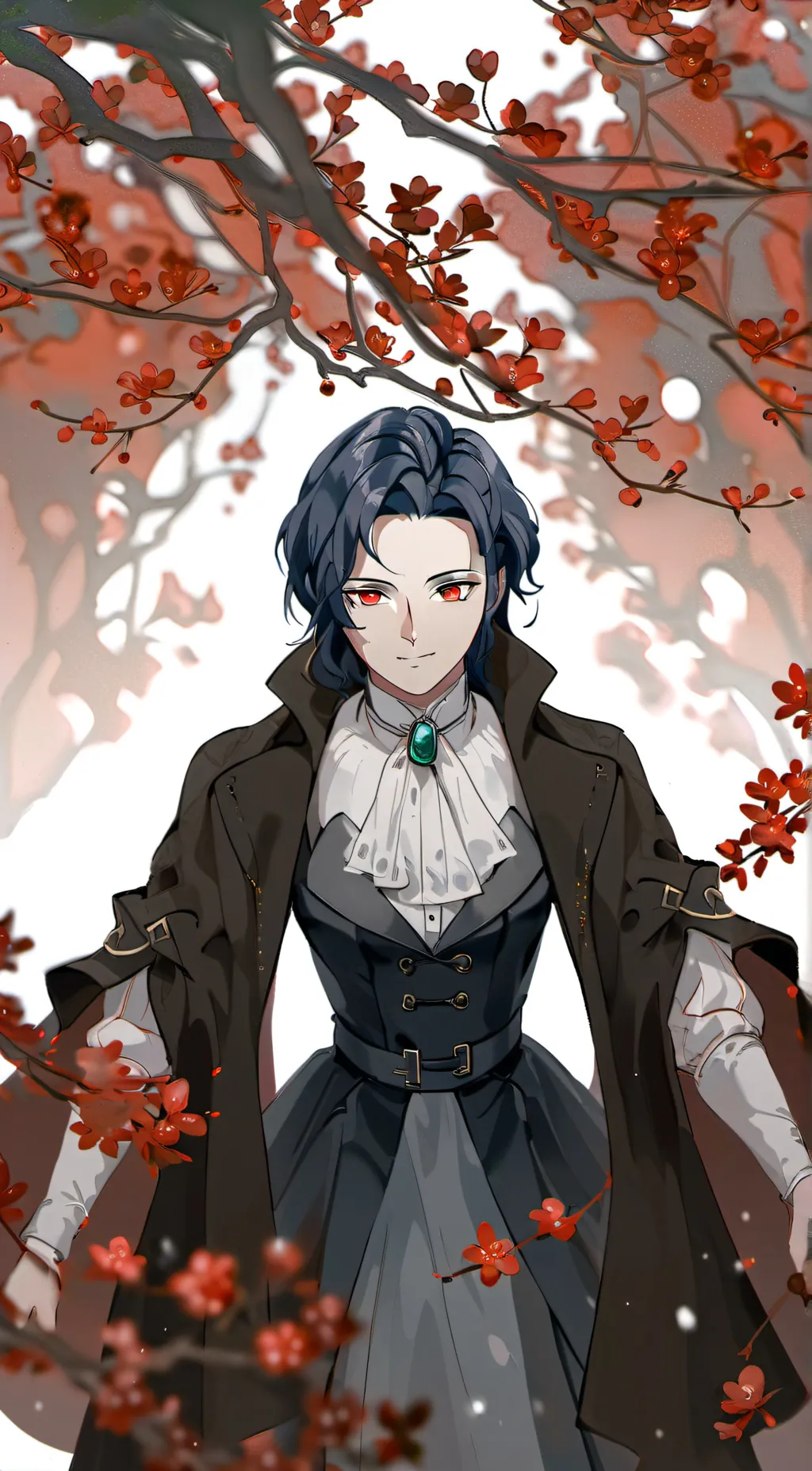 ai character: muzan  background