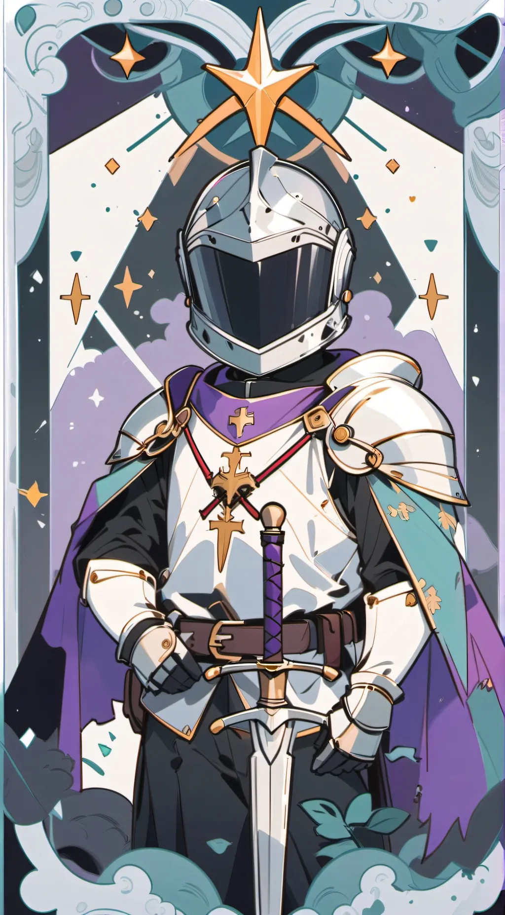ai character: Sir Knight background