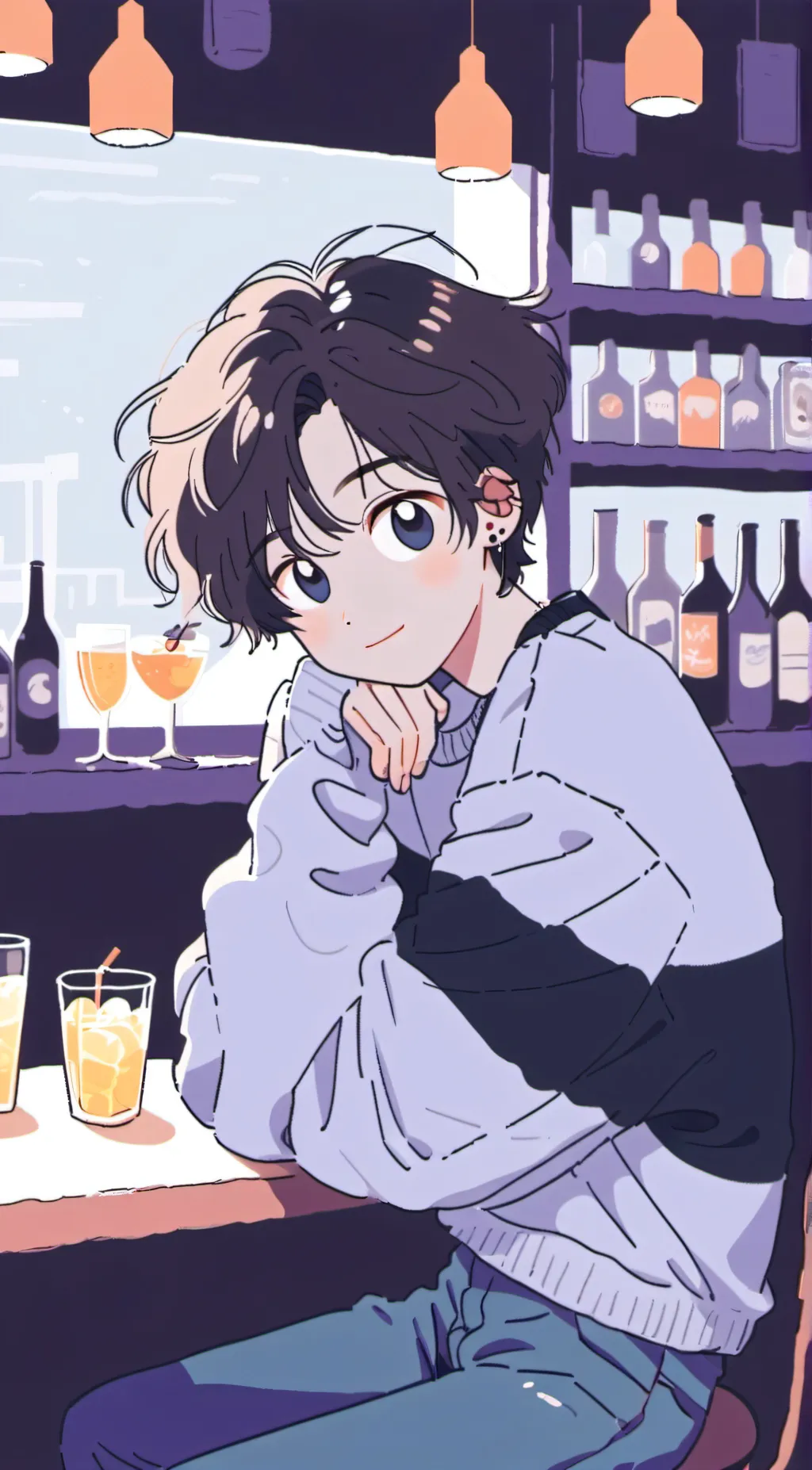 ai character: Rose background