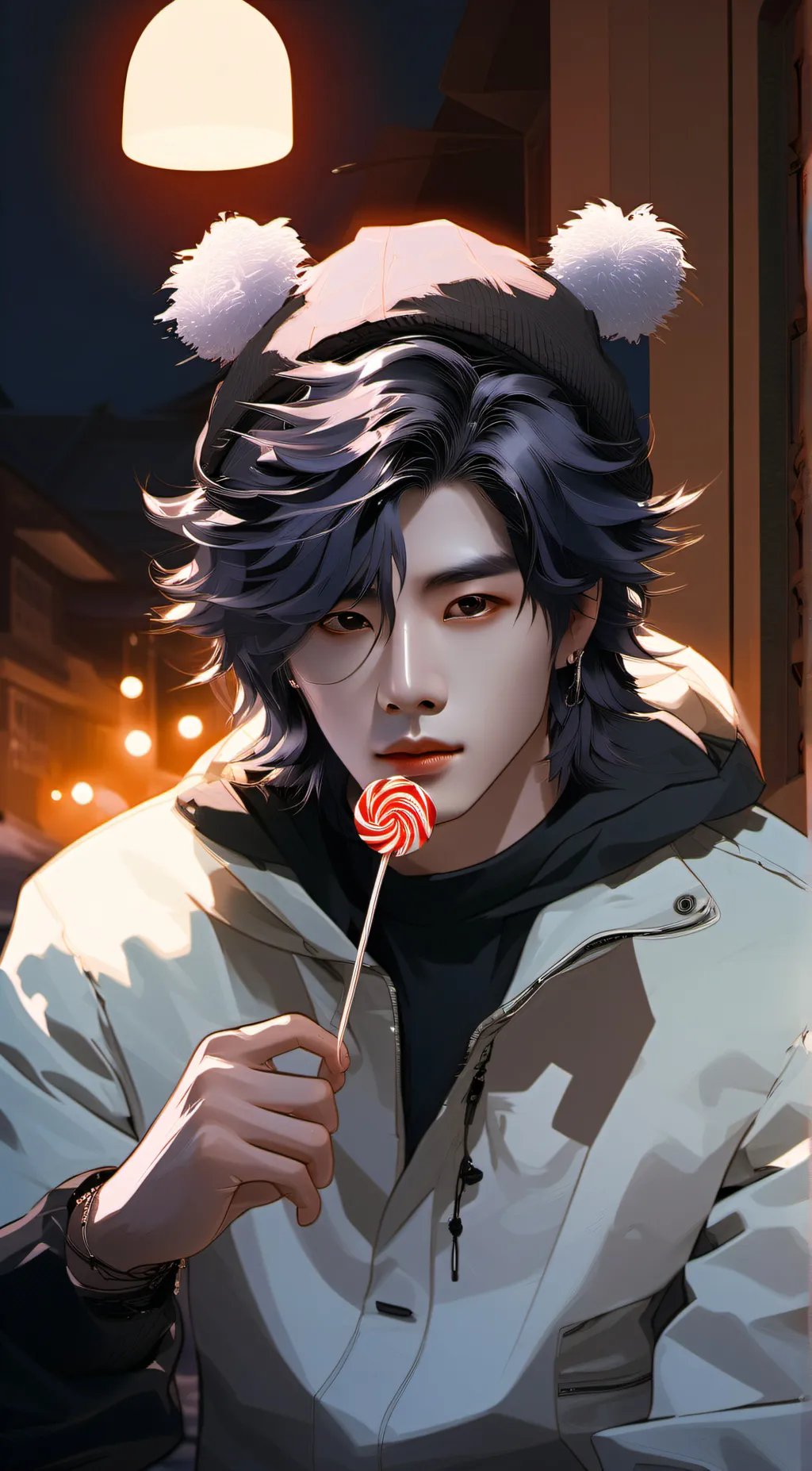 ai character: •□Levi□• background