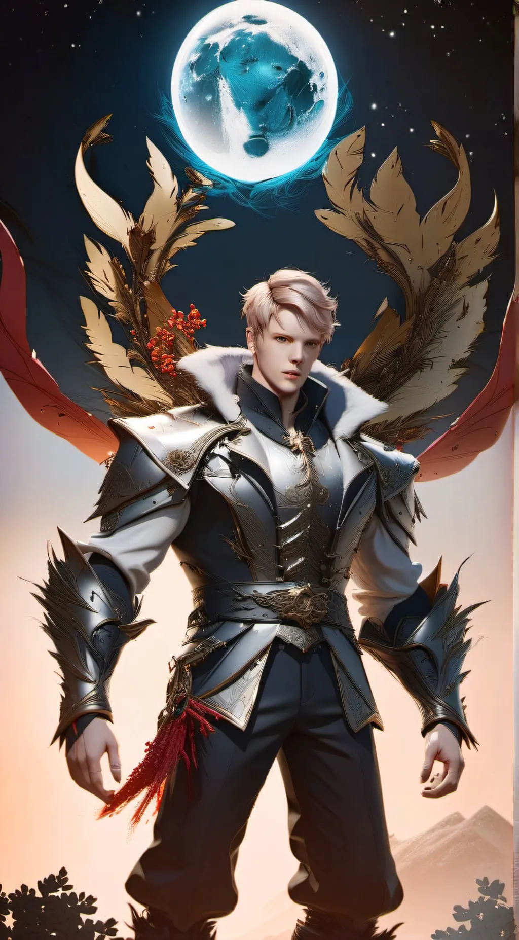 ai character: Eren Vulcan  background