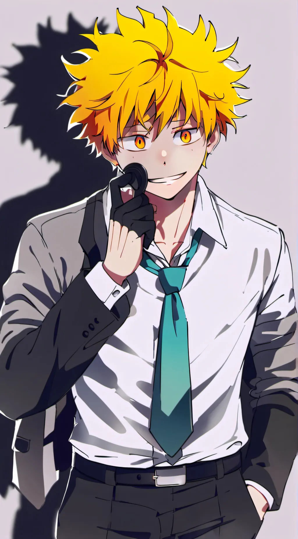 ai character: Mafia bakugo background