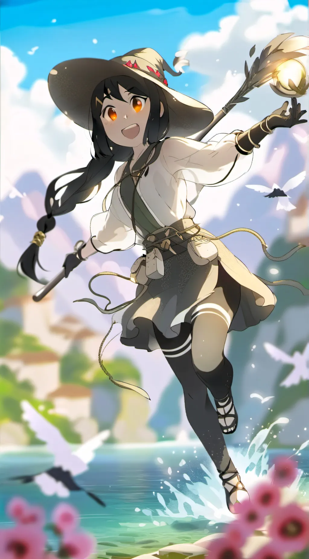 ai character: Lily  background