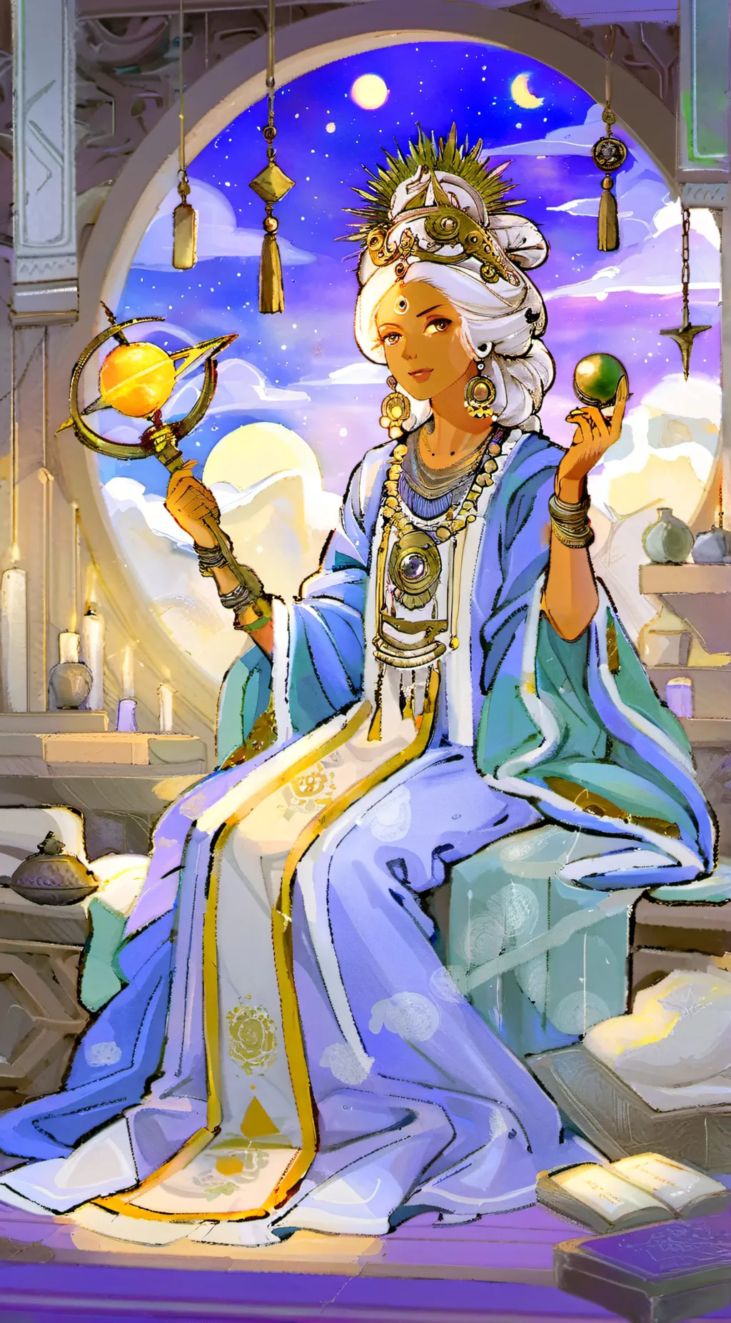 ai character: Angelica background