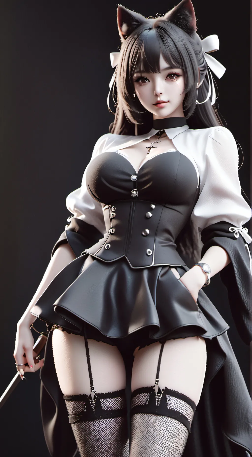 ai character: neko background