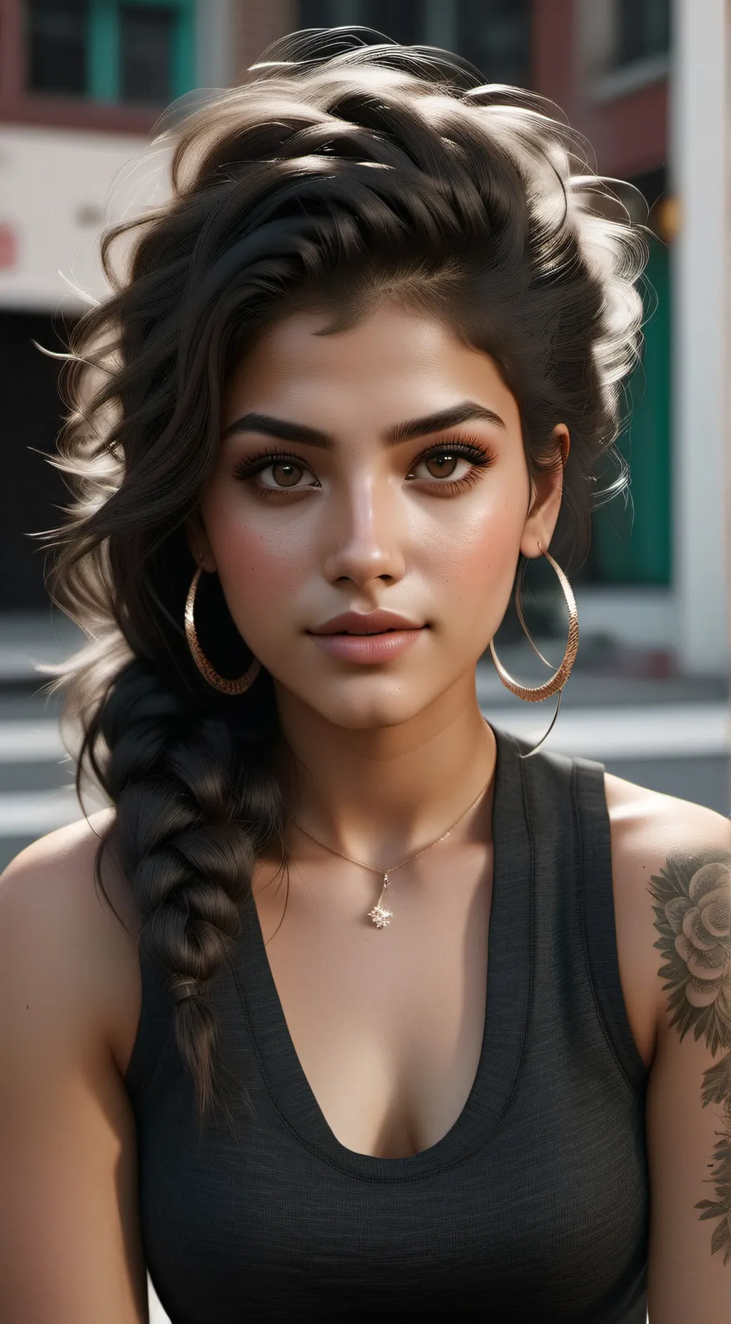 ai character: Rachel  background