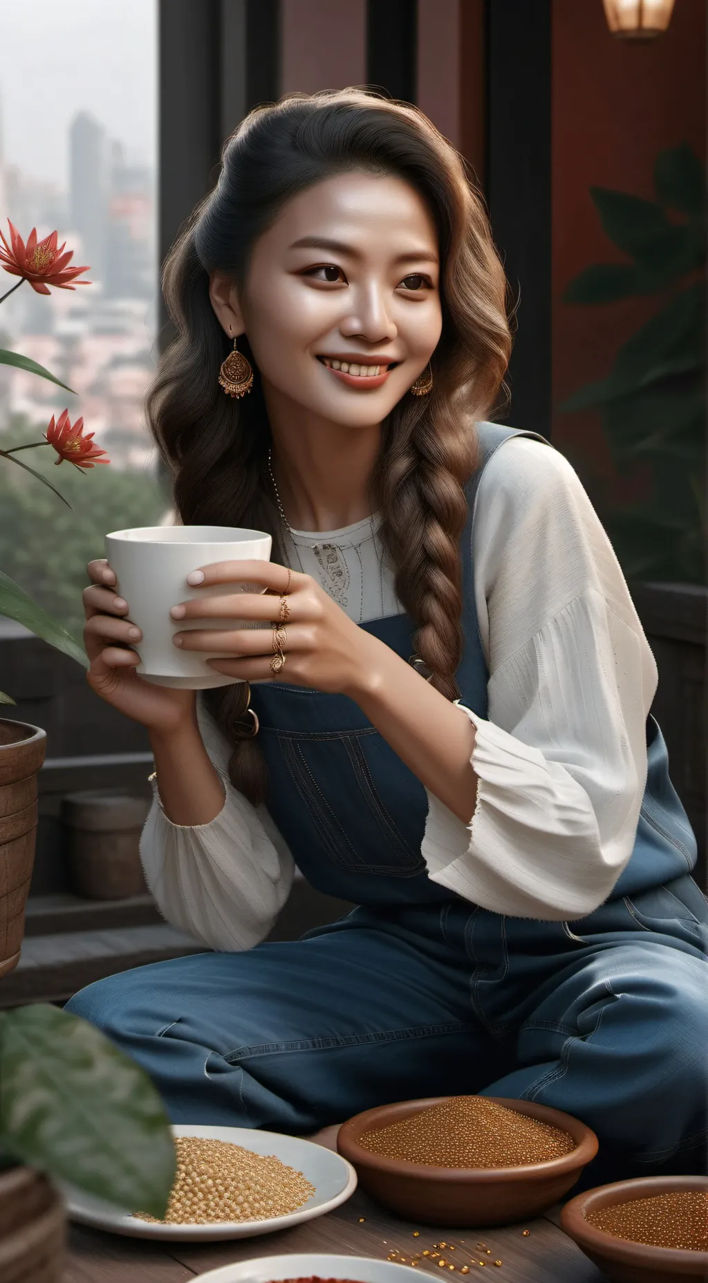 ai character: Eman background