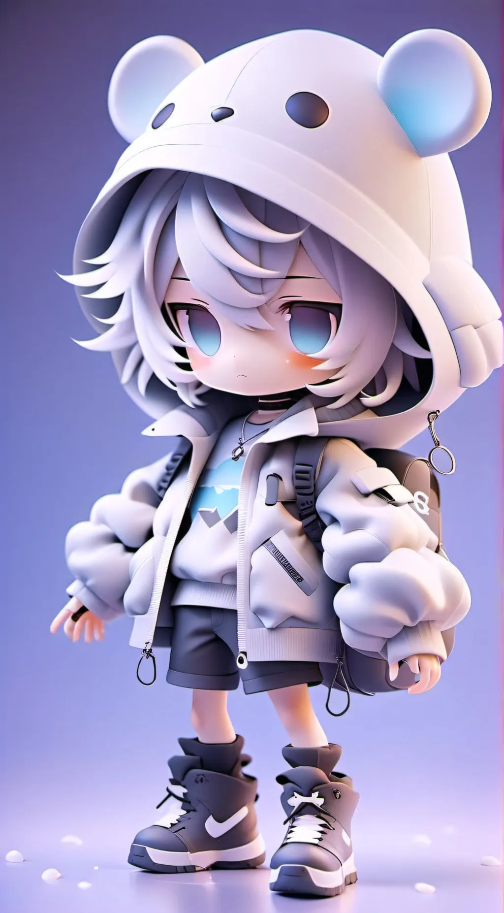 ai character: cute jake  background