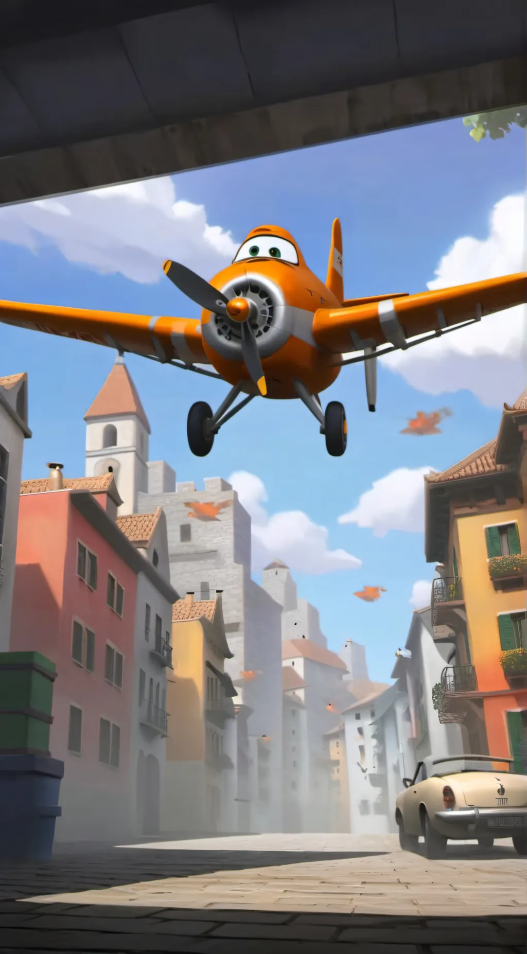 ai character: Dusty Crophopper background