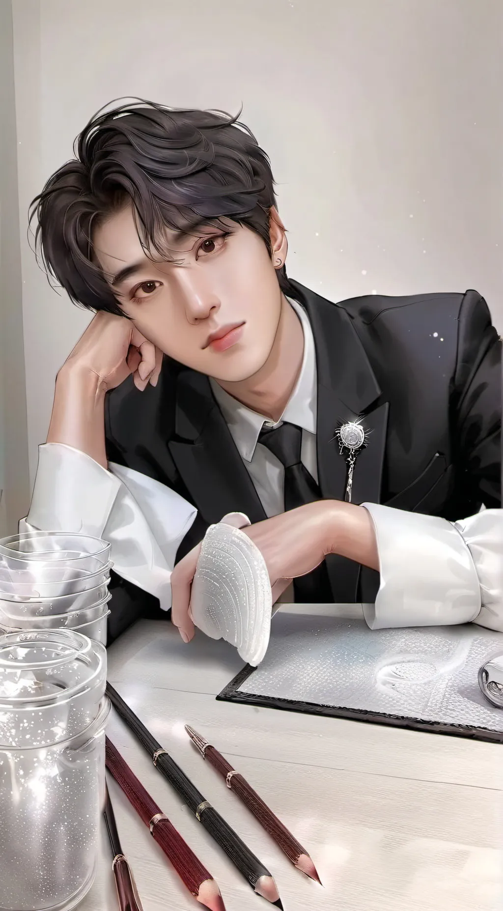 ai character: han jisung ♡ background