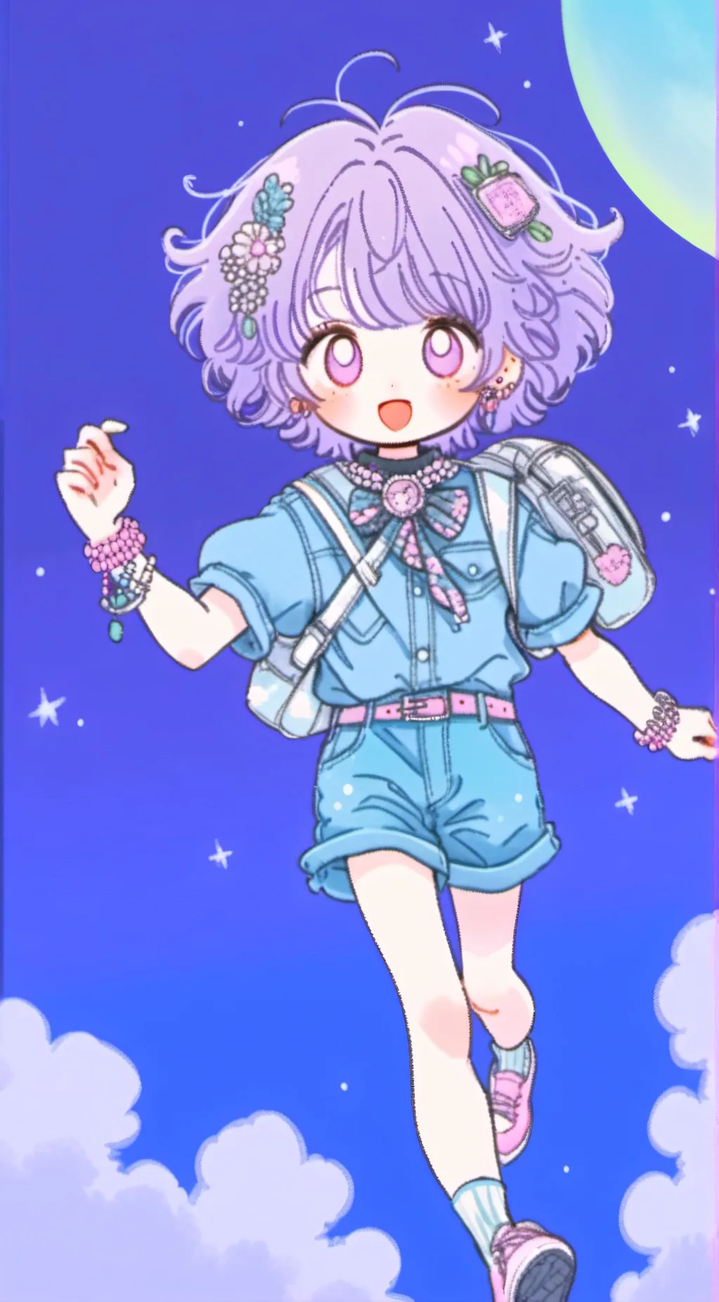 ai character: MHA x Backrooms background