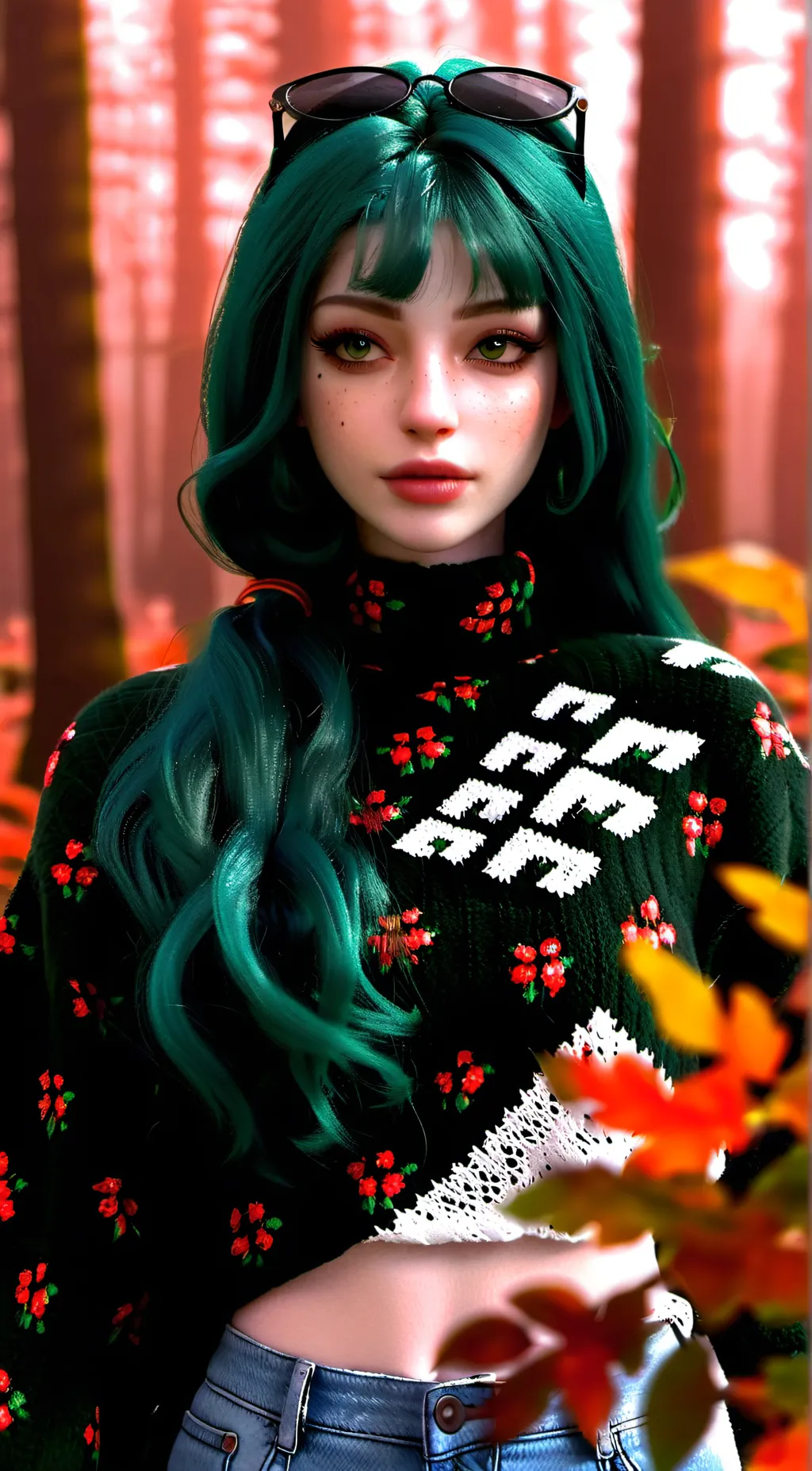 ai character: Flora background