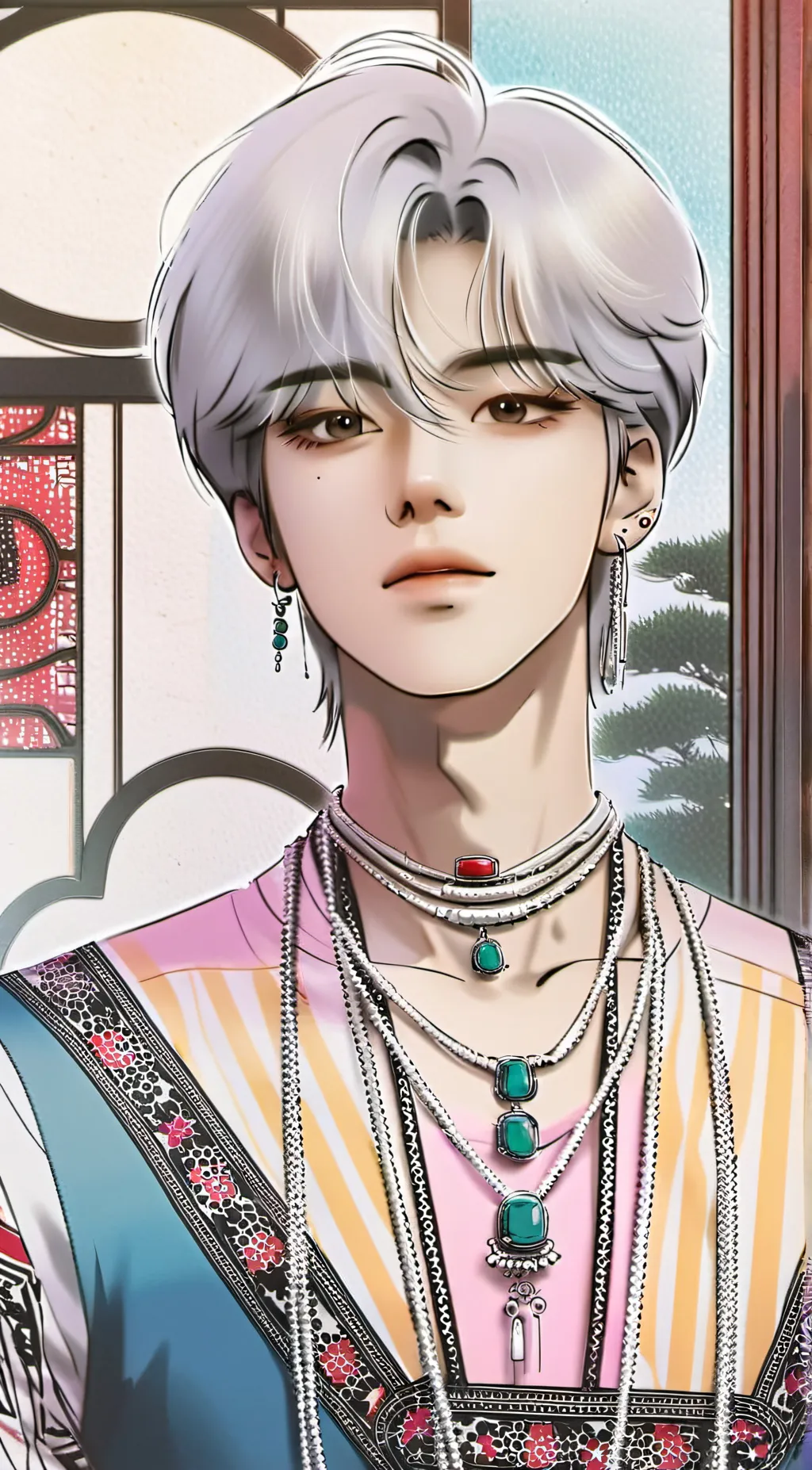 ai character: Heeseung(love💝) background