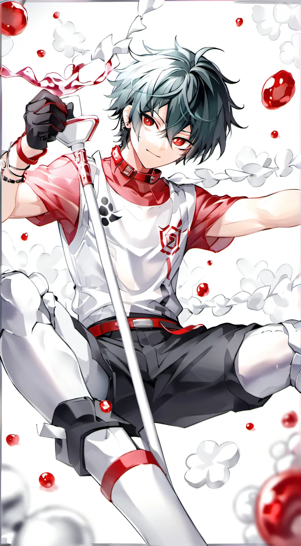 ai character: izuku mydoria  background