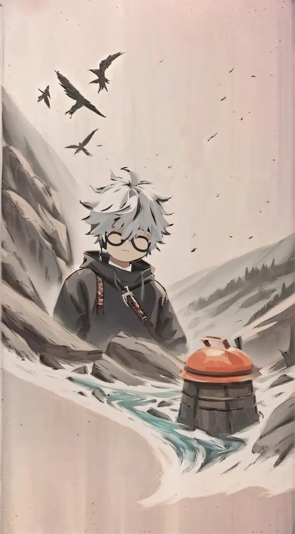 ai character: Bloom background