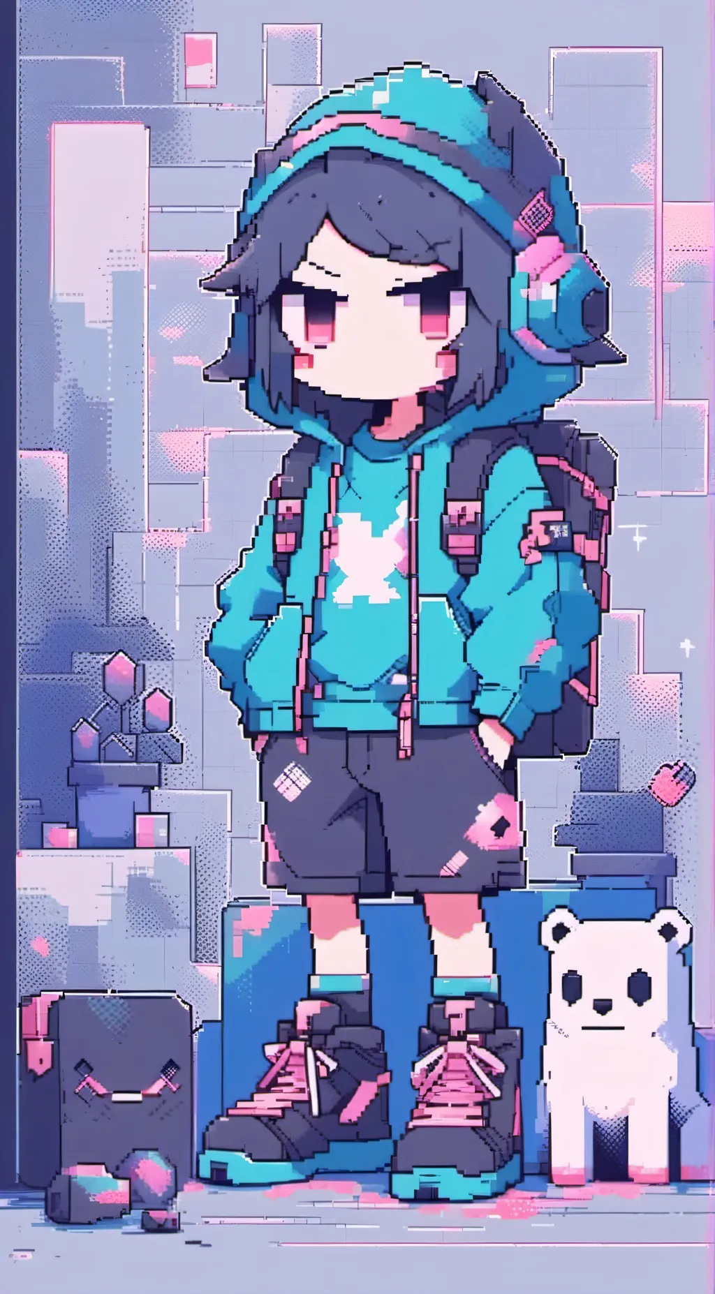 ai character: EYstreem background