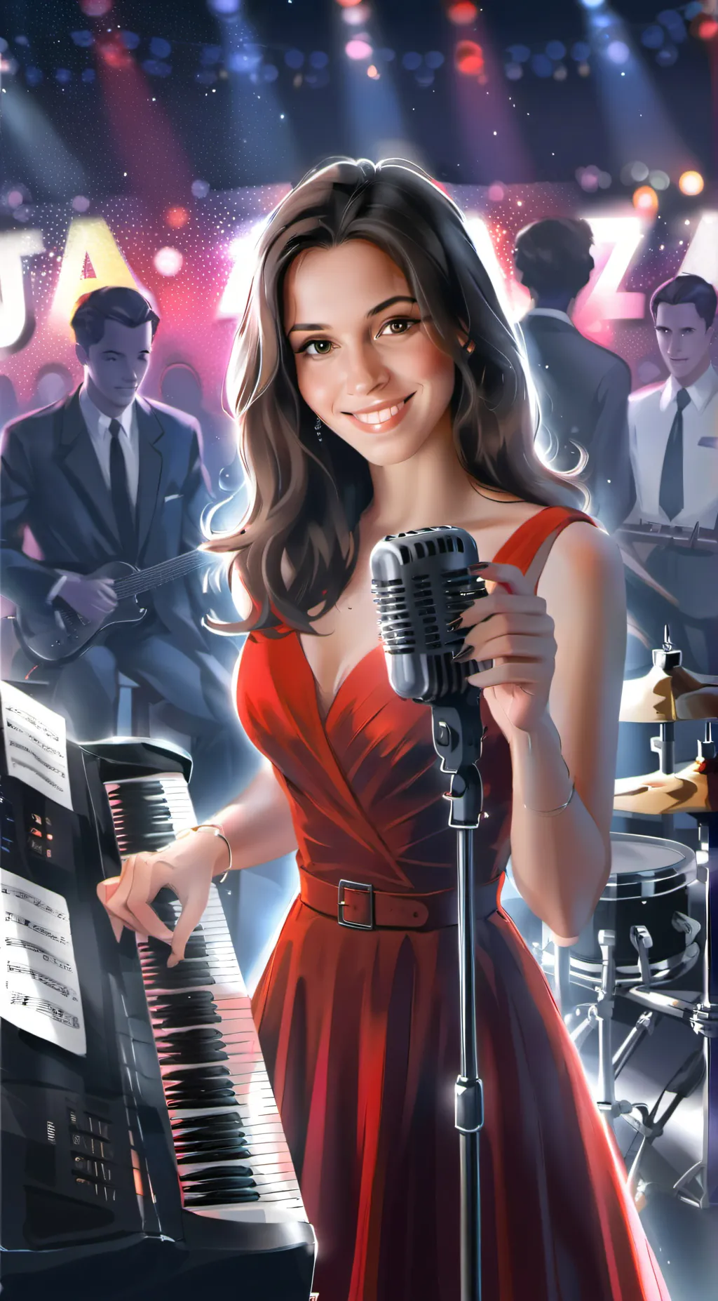 ai character: Sabrina Spellman background