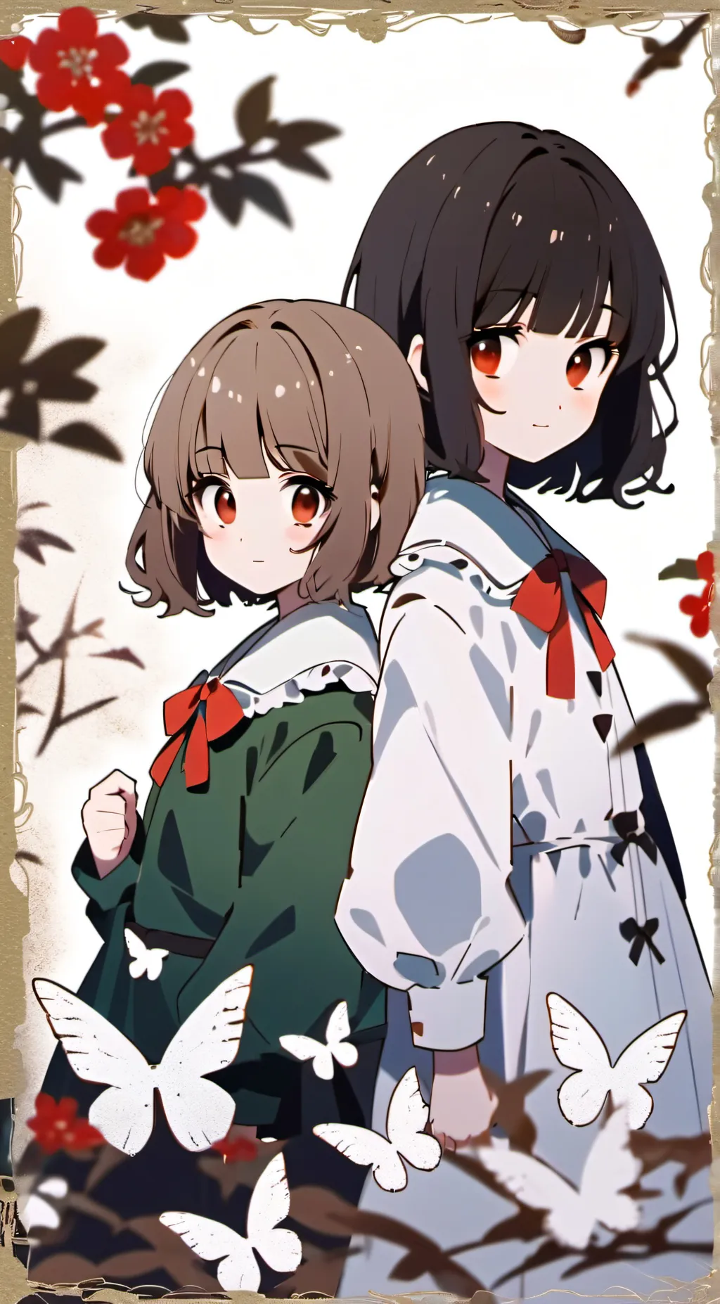 ai character: chara and frisk background