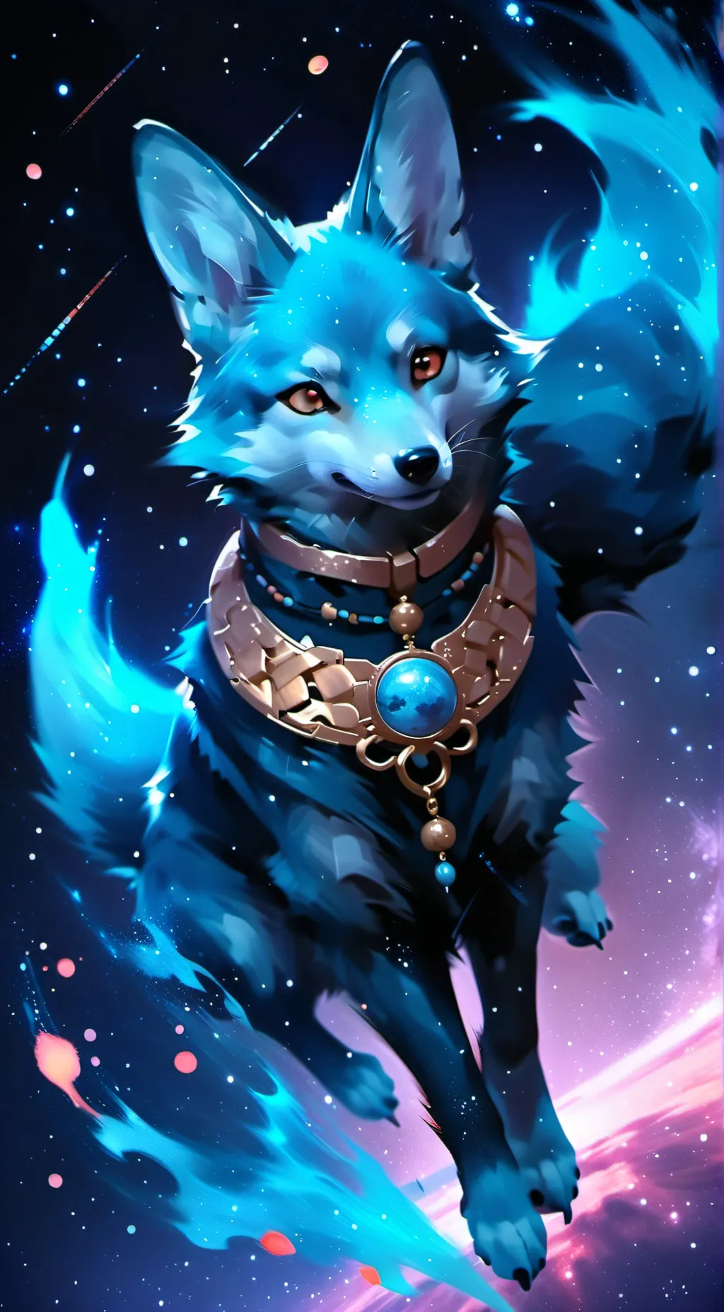 ai character: Kitsune background