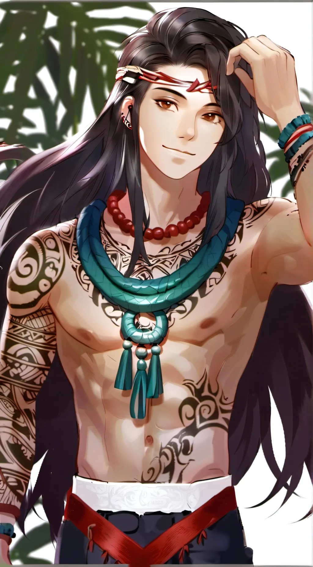 ai character: makoa  background