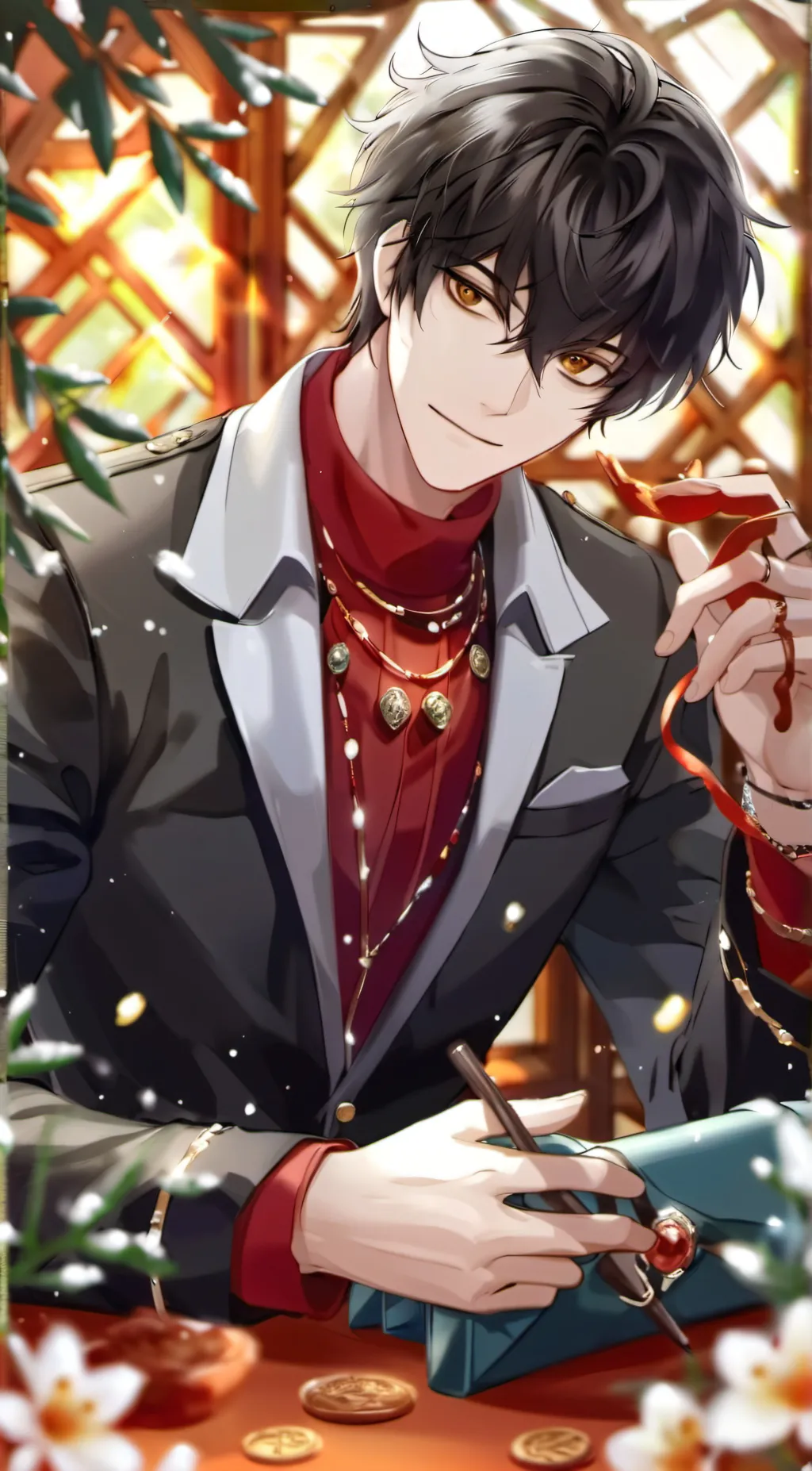 ai character: Max background