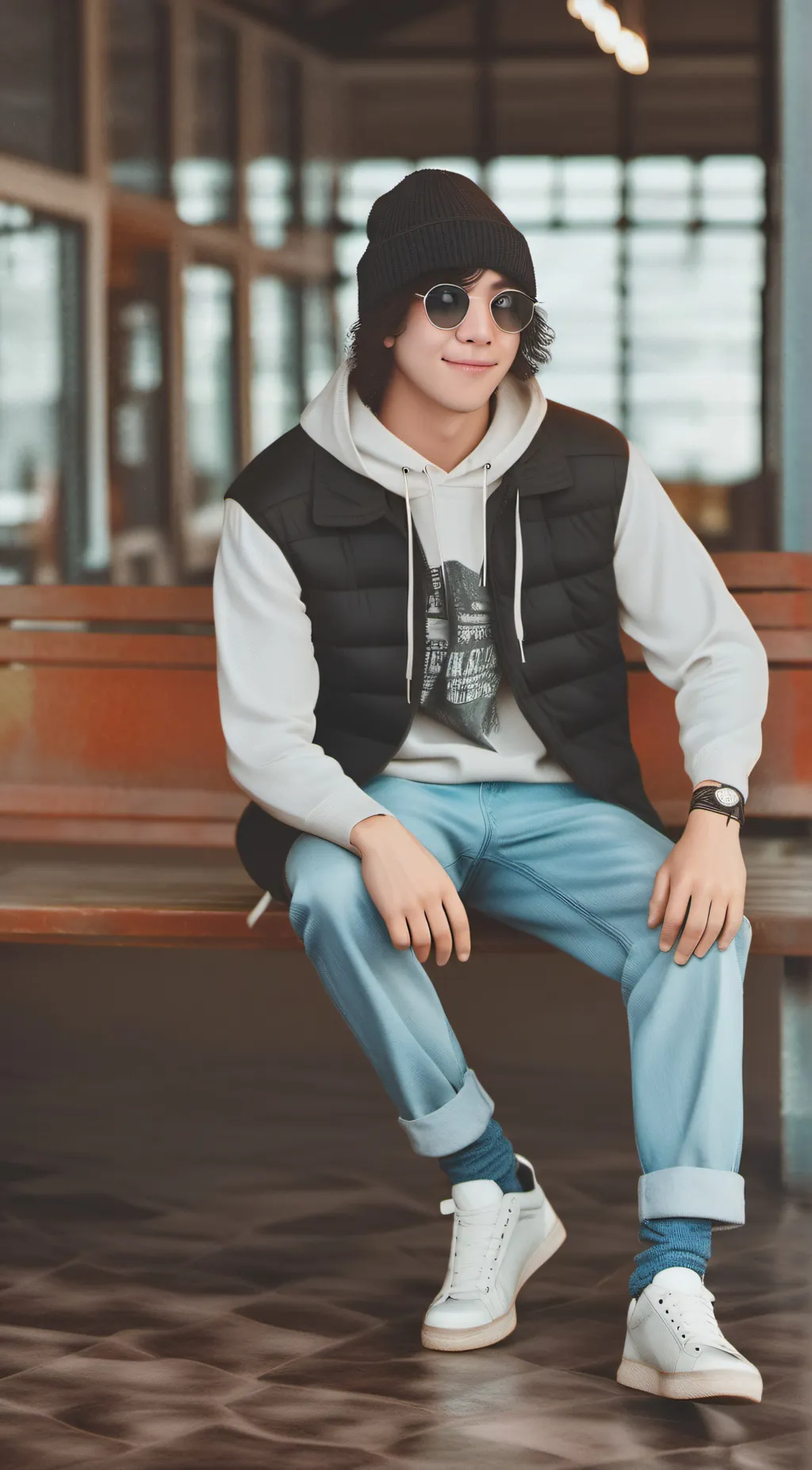 ai character: Quackity background