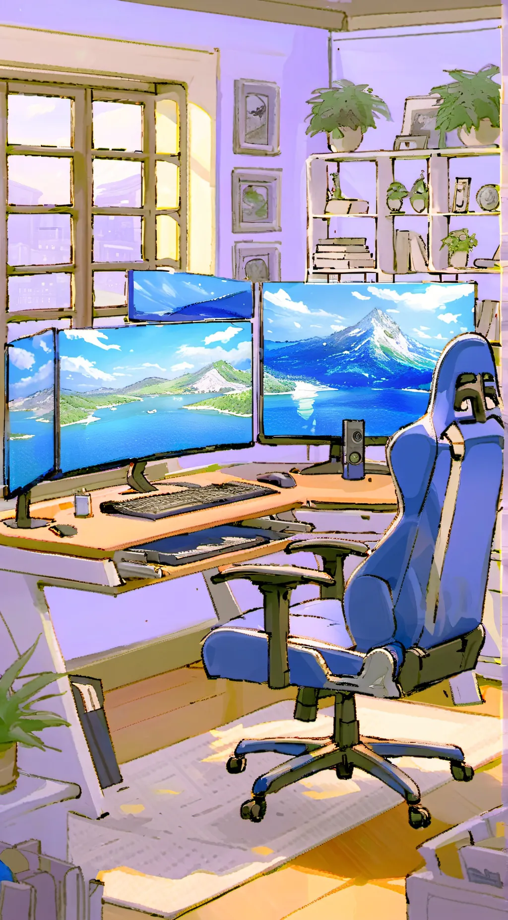 ai character: voxs secret gf background