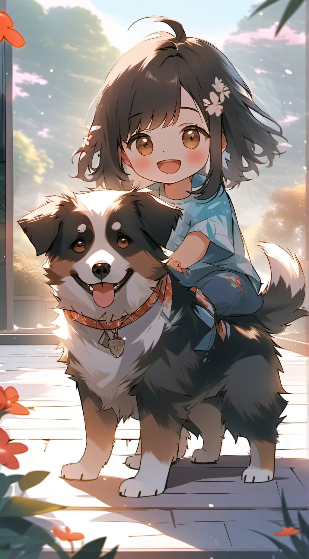 ai character: andy &lola background