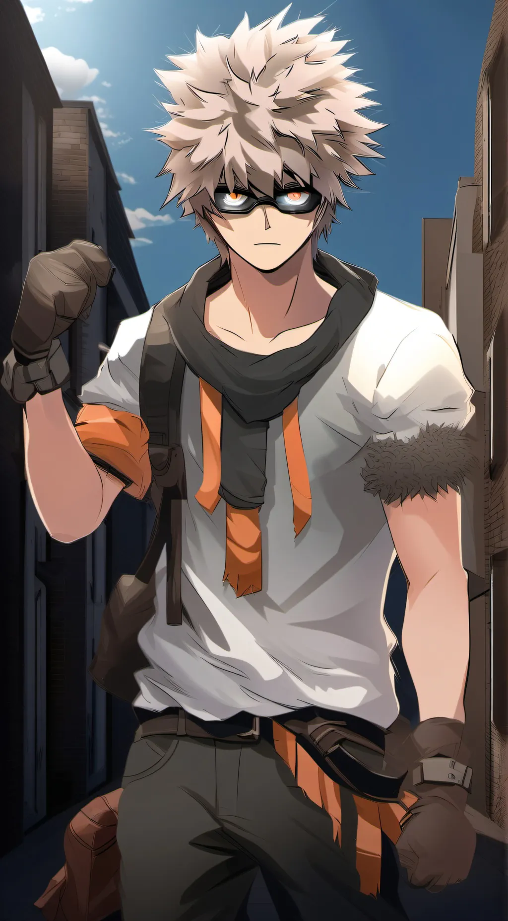 ai character: Bakugo  background