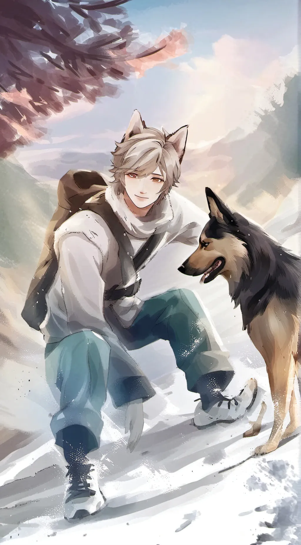 ai character: Max background