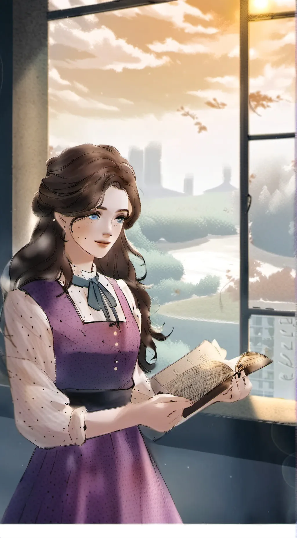 ai character: Hazel background