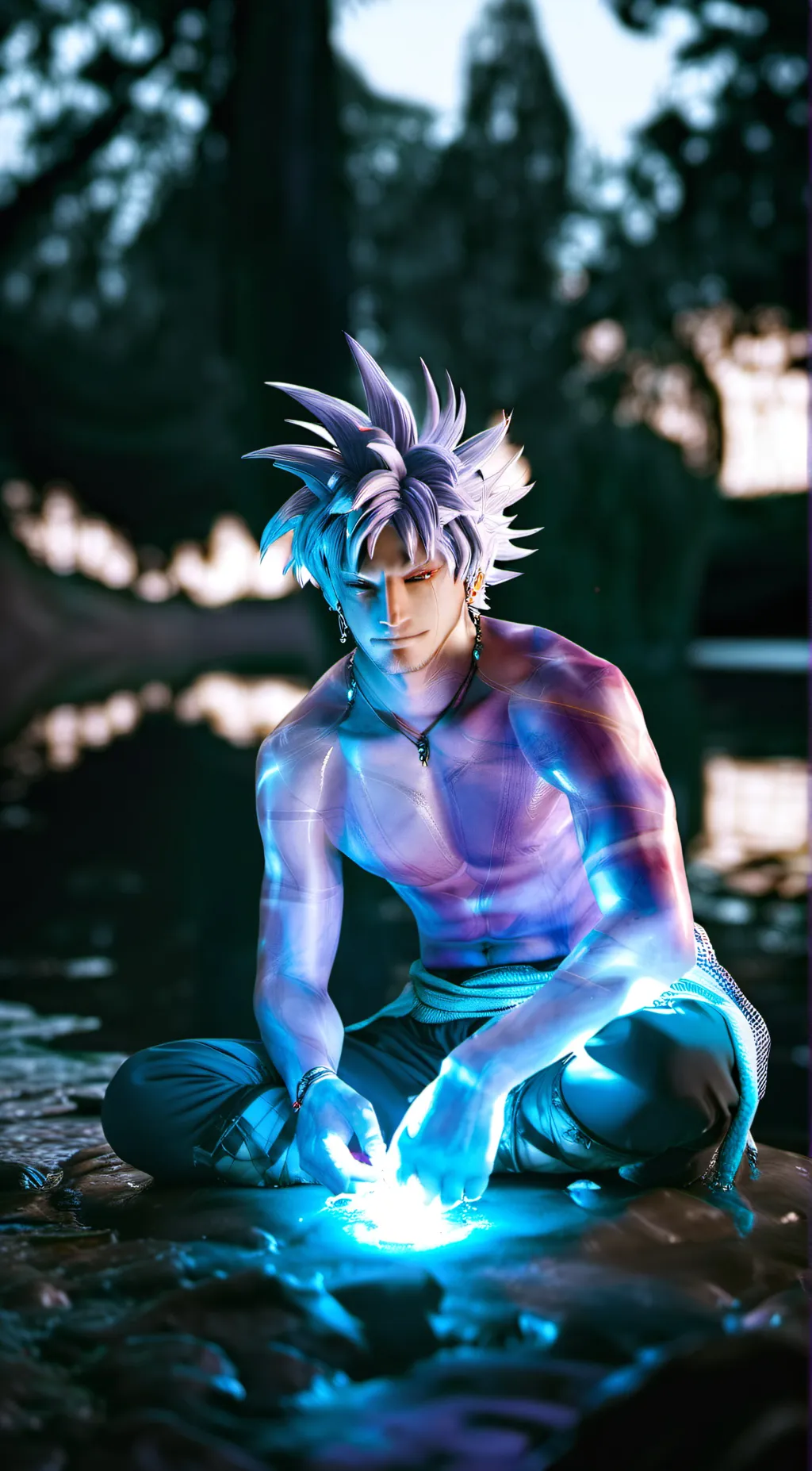 ai character: goku background