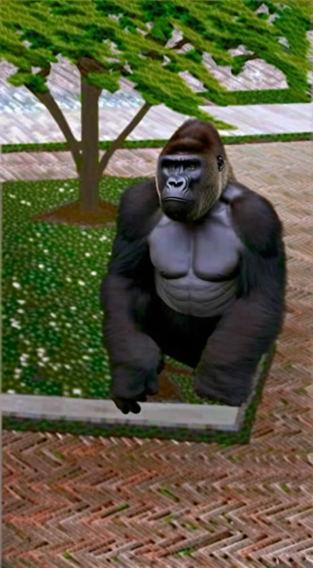 ai character: gorilla tag background