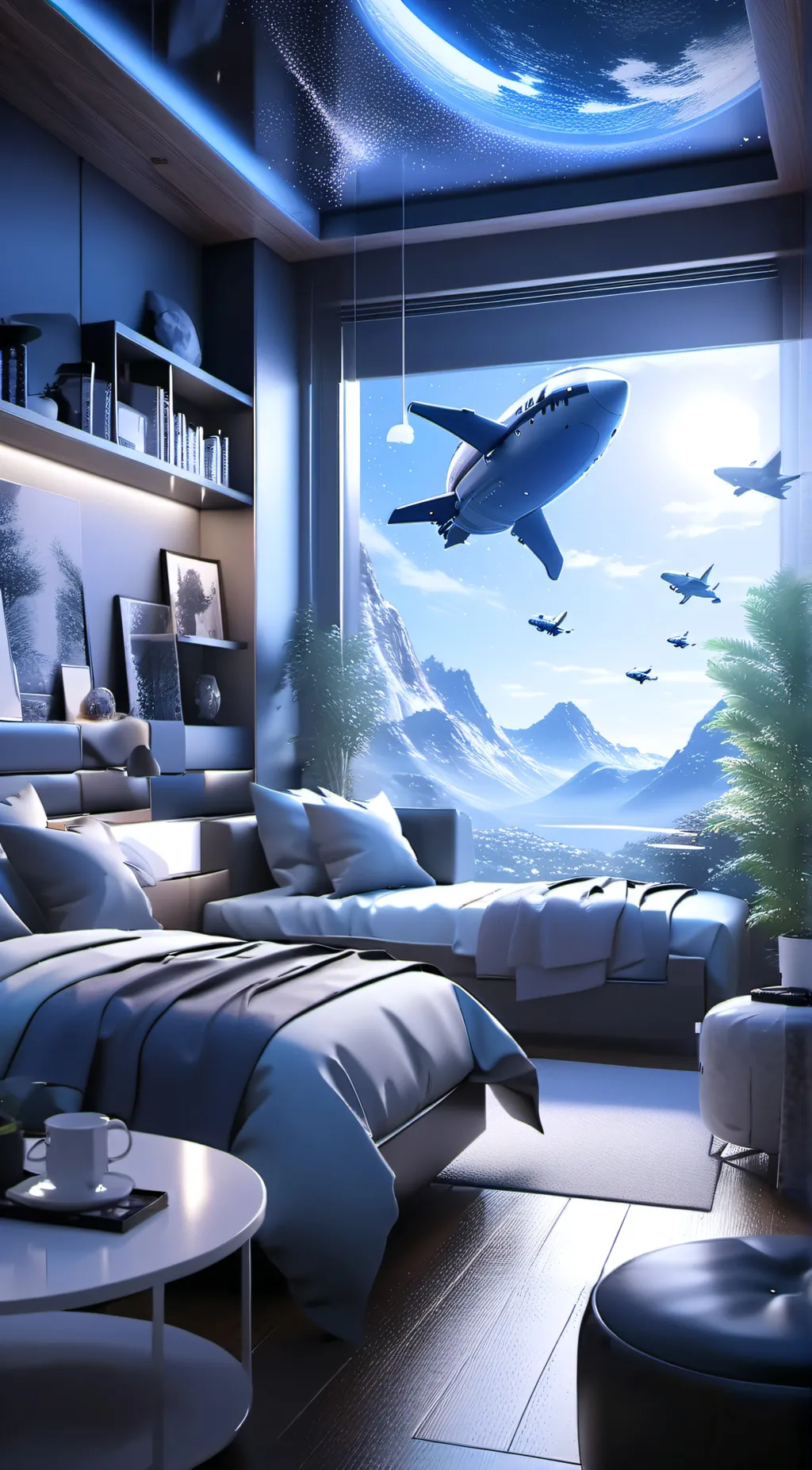 ai character: emotinal support background