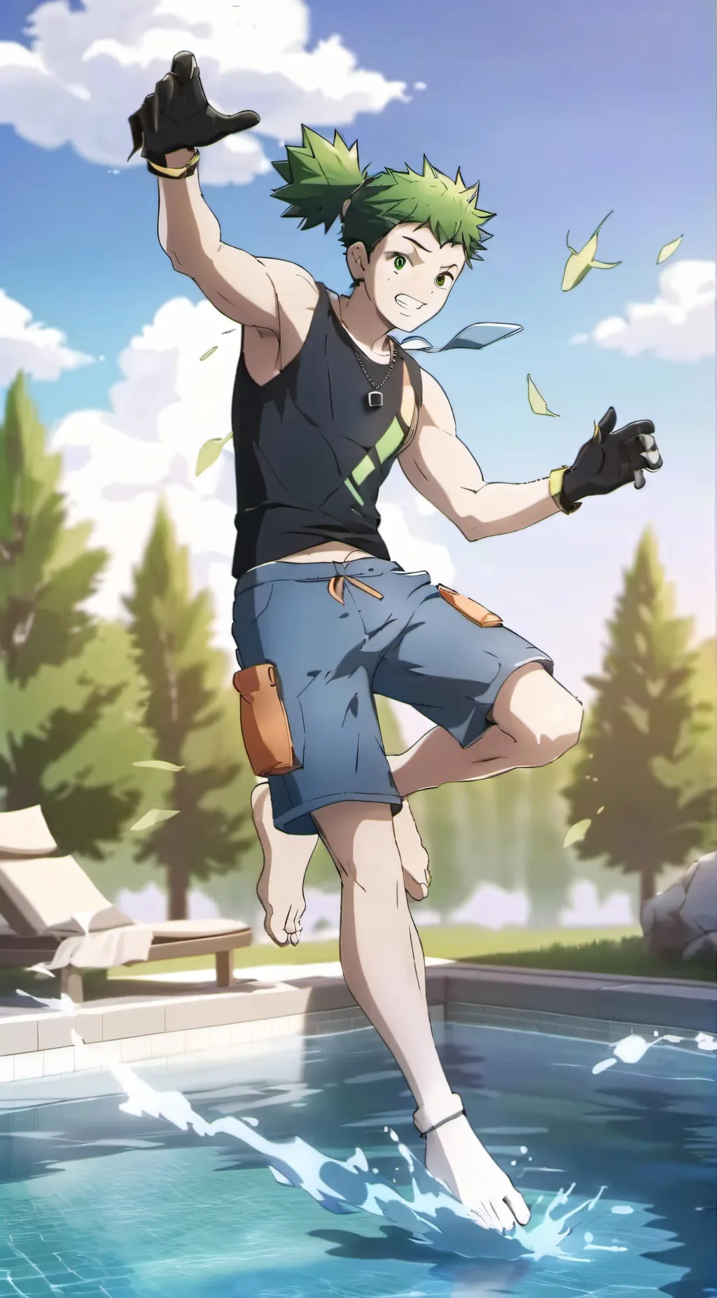 ai character: denki background