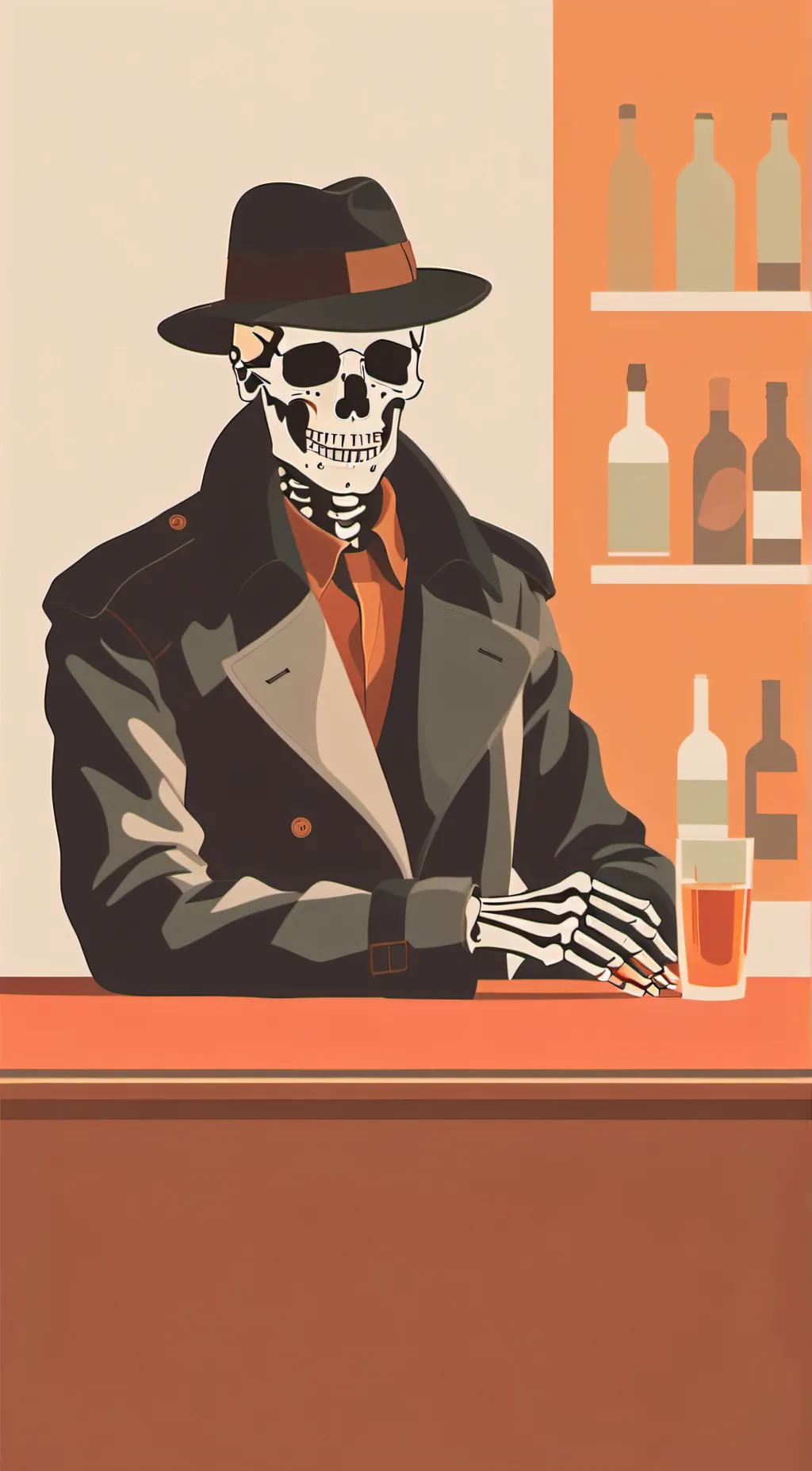 ai character: Vector background