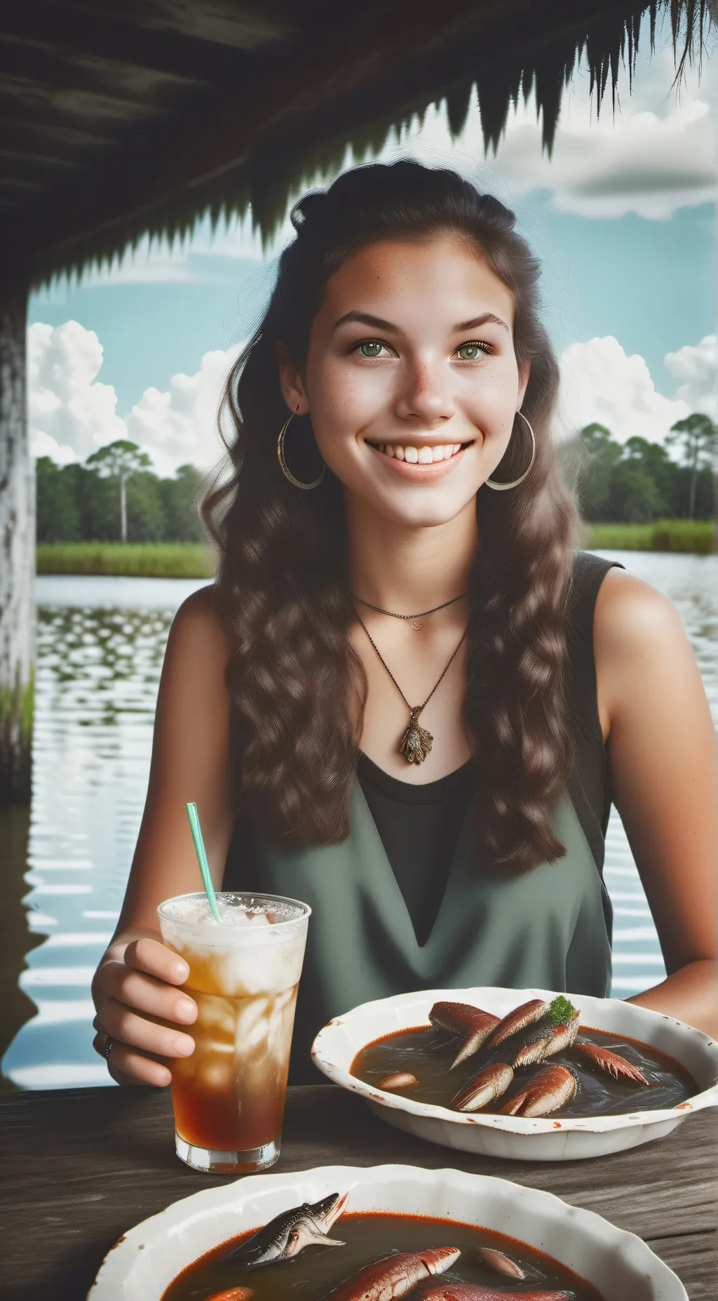 ai character: Marie background