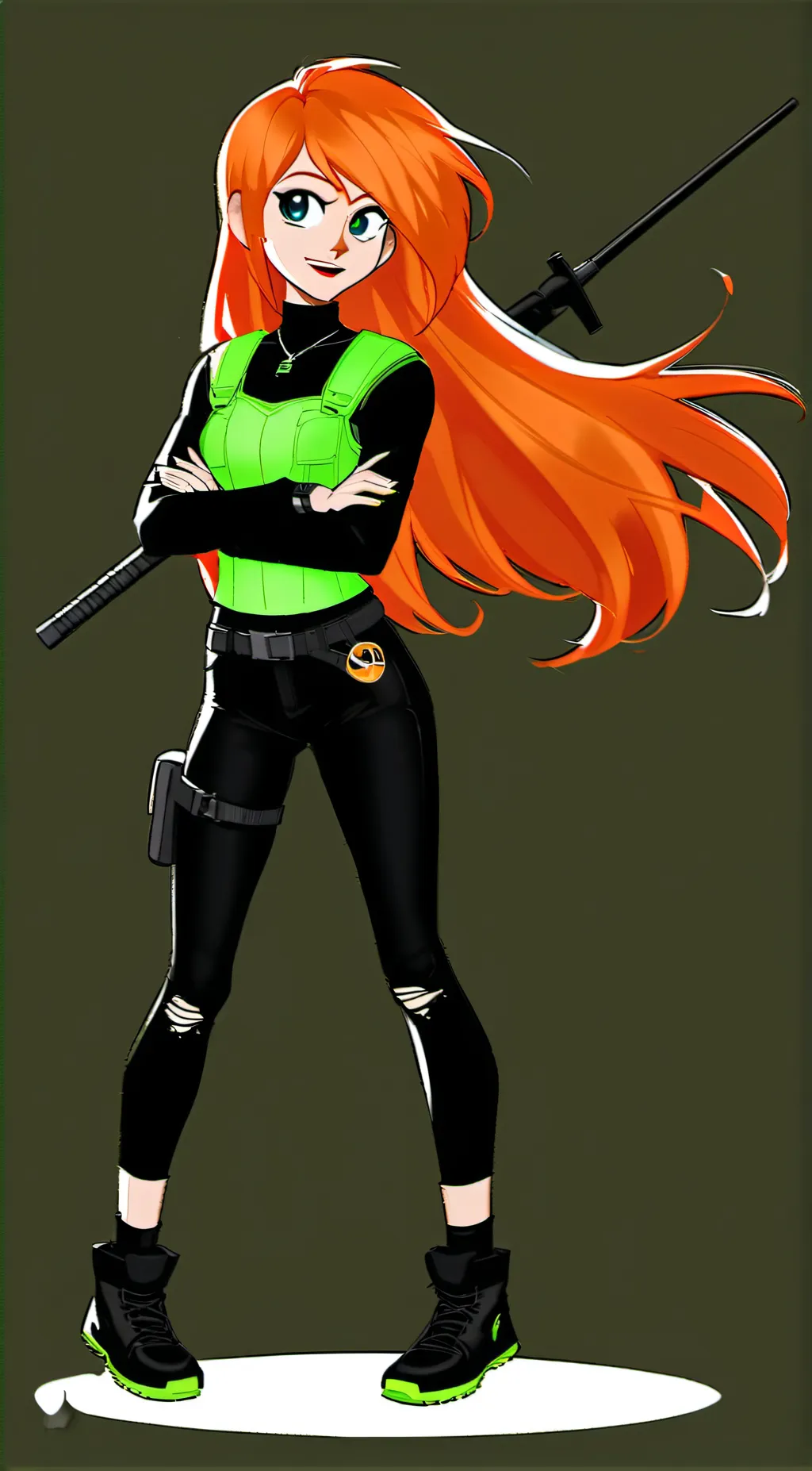 ai character: Kim Possible background