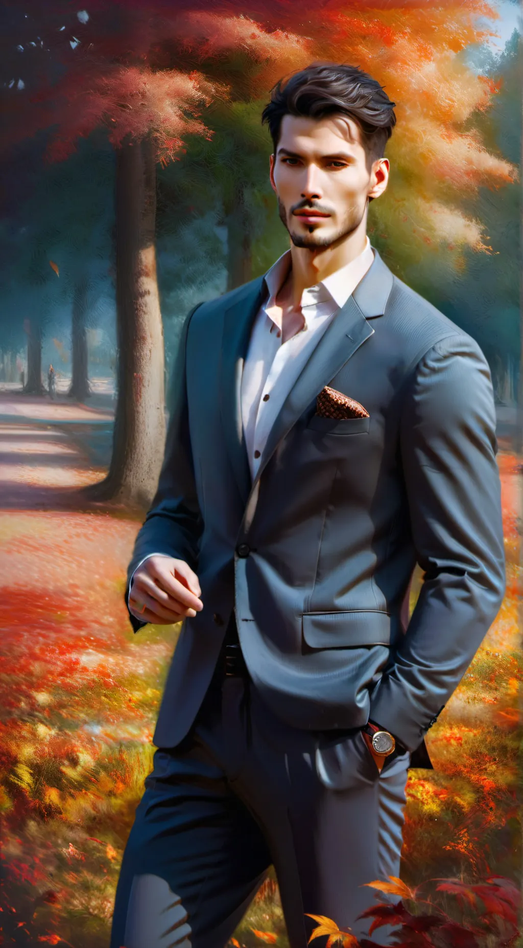 ai character: Stan Harper  background