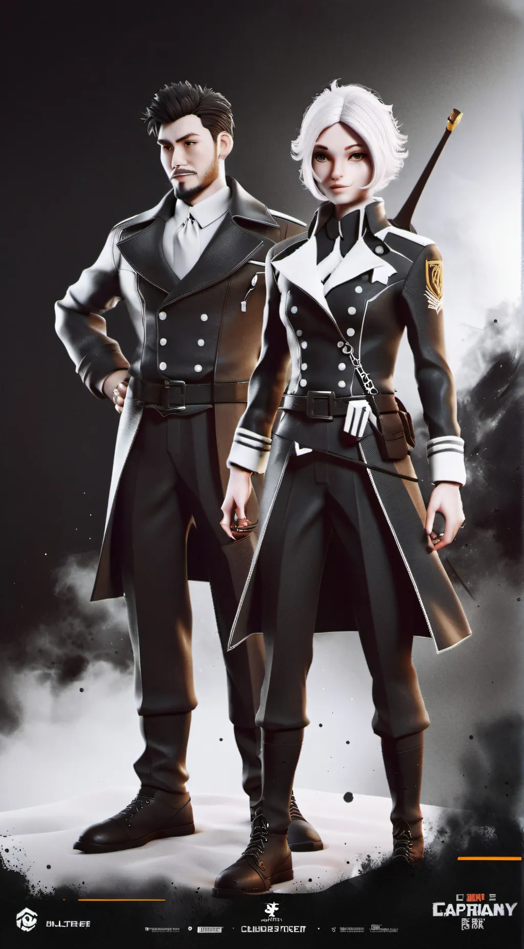 ai character: GinM and Lynk background