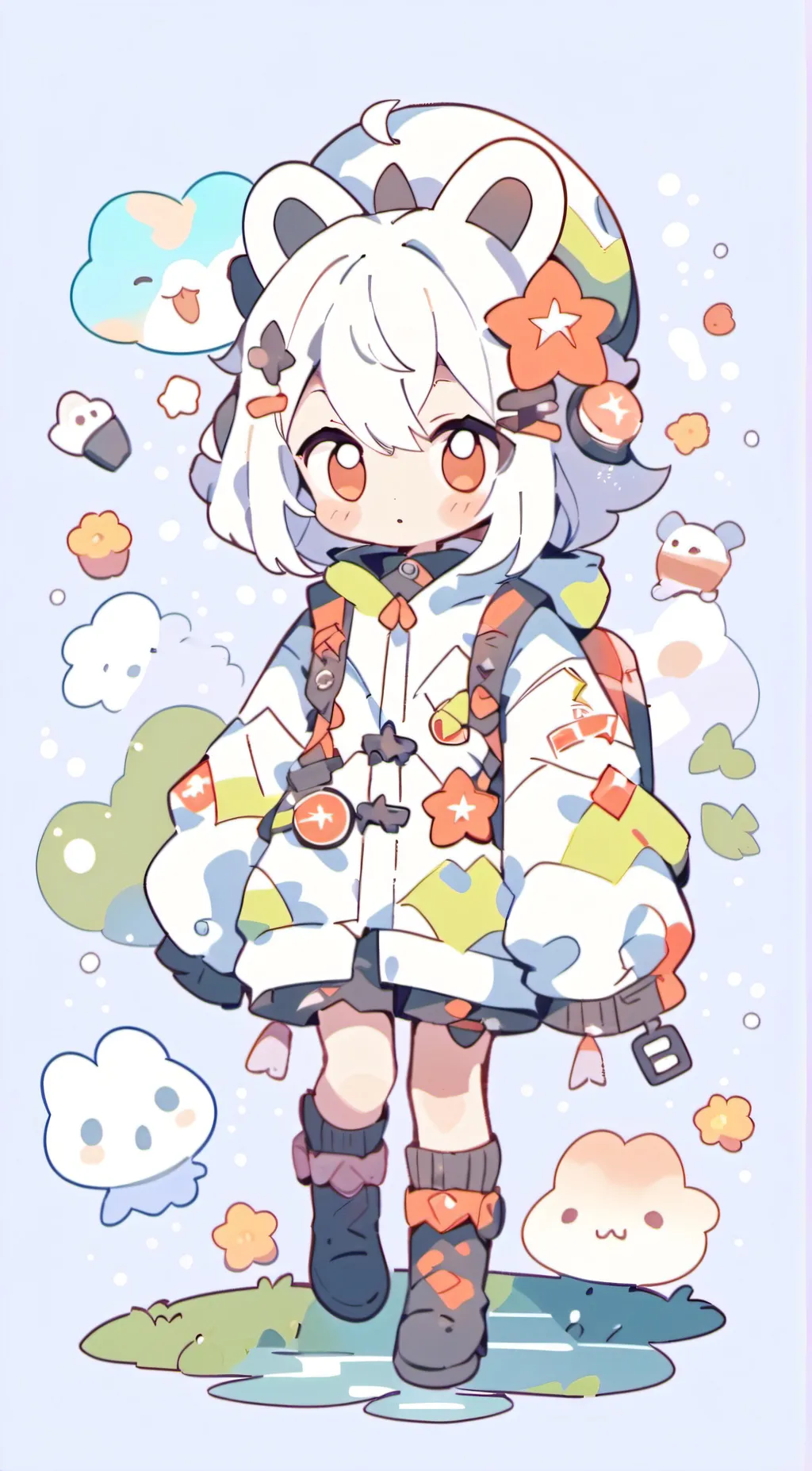 ai character: >................. background