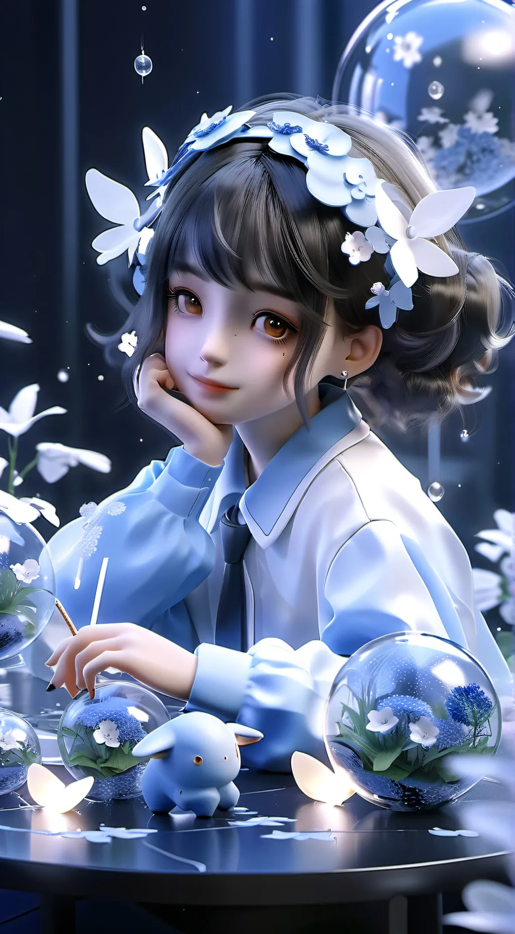 ai character: Gracie  background